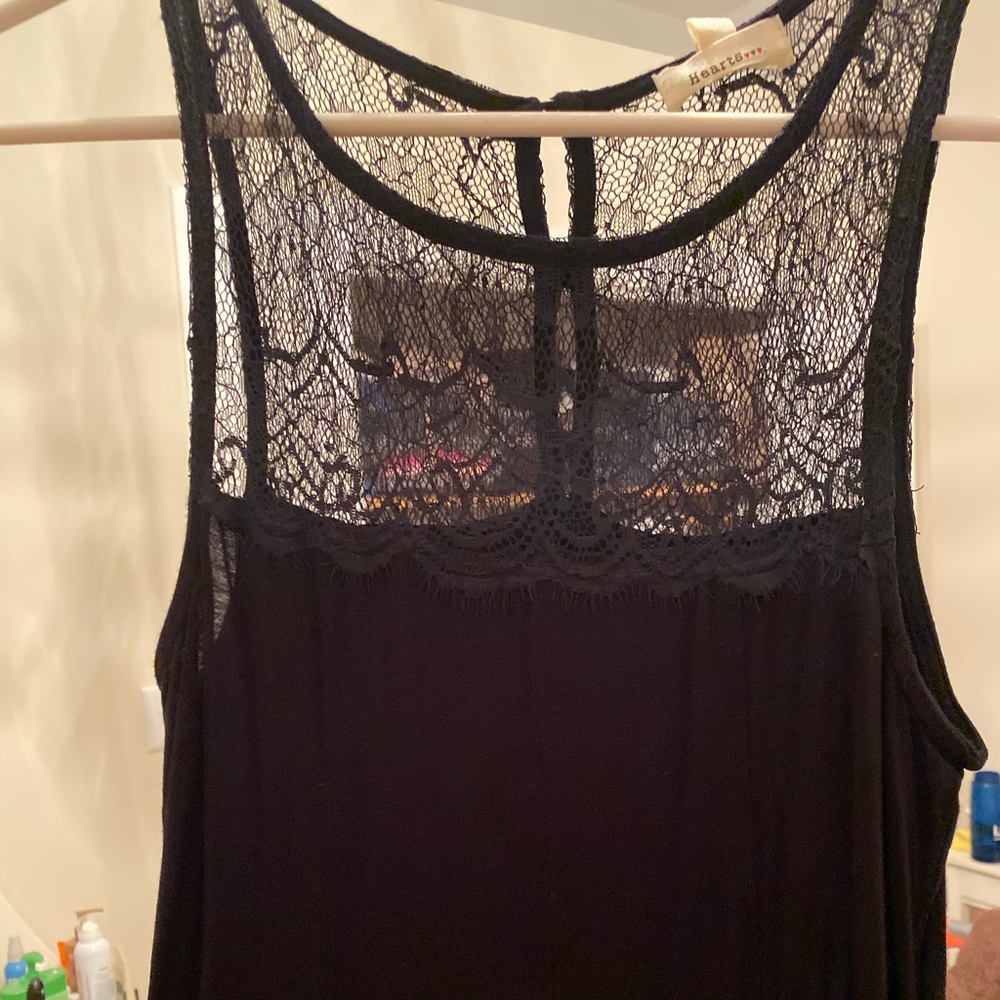 Black cocktail dress